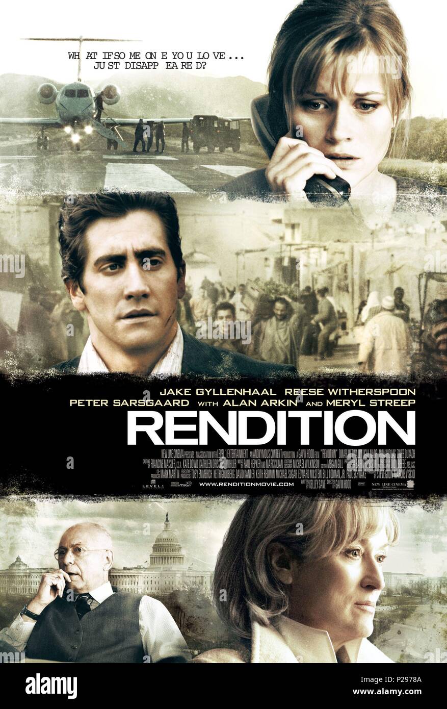 Original Film Title: RENDITION.  English Title: RENDITION.  Film Director: GAVIN HOOD.  Year: 2007. Credit: ANONYMOUS CONTENT/DUNE FILMS/LEVEL 1 ENTERTAINMENT/ / Album Stock Photo
