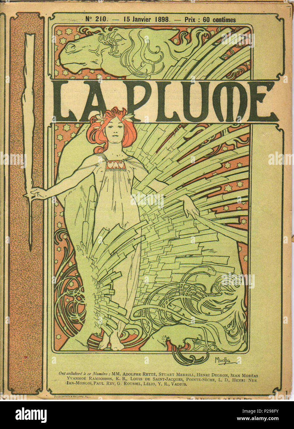 La Plume 1898 Stock Photo - Alamy