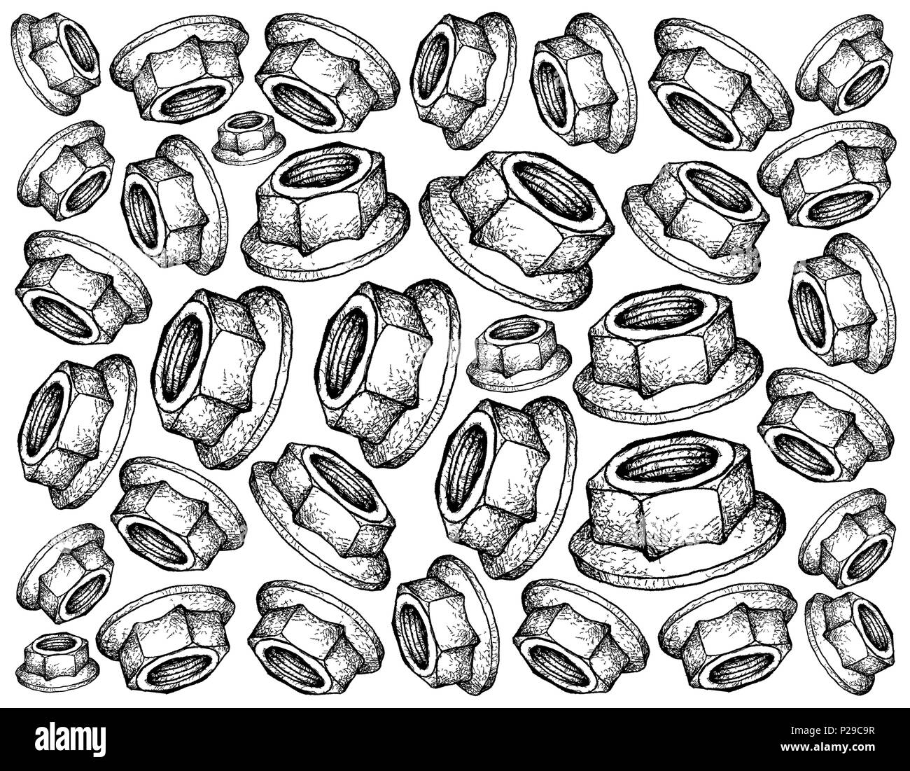 Nyloc Nut High Resolution Stock Photography And Images Alamy