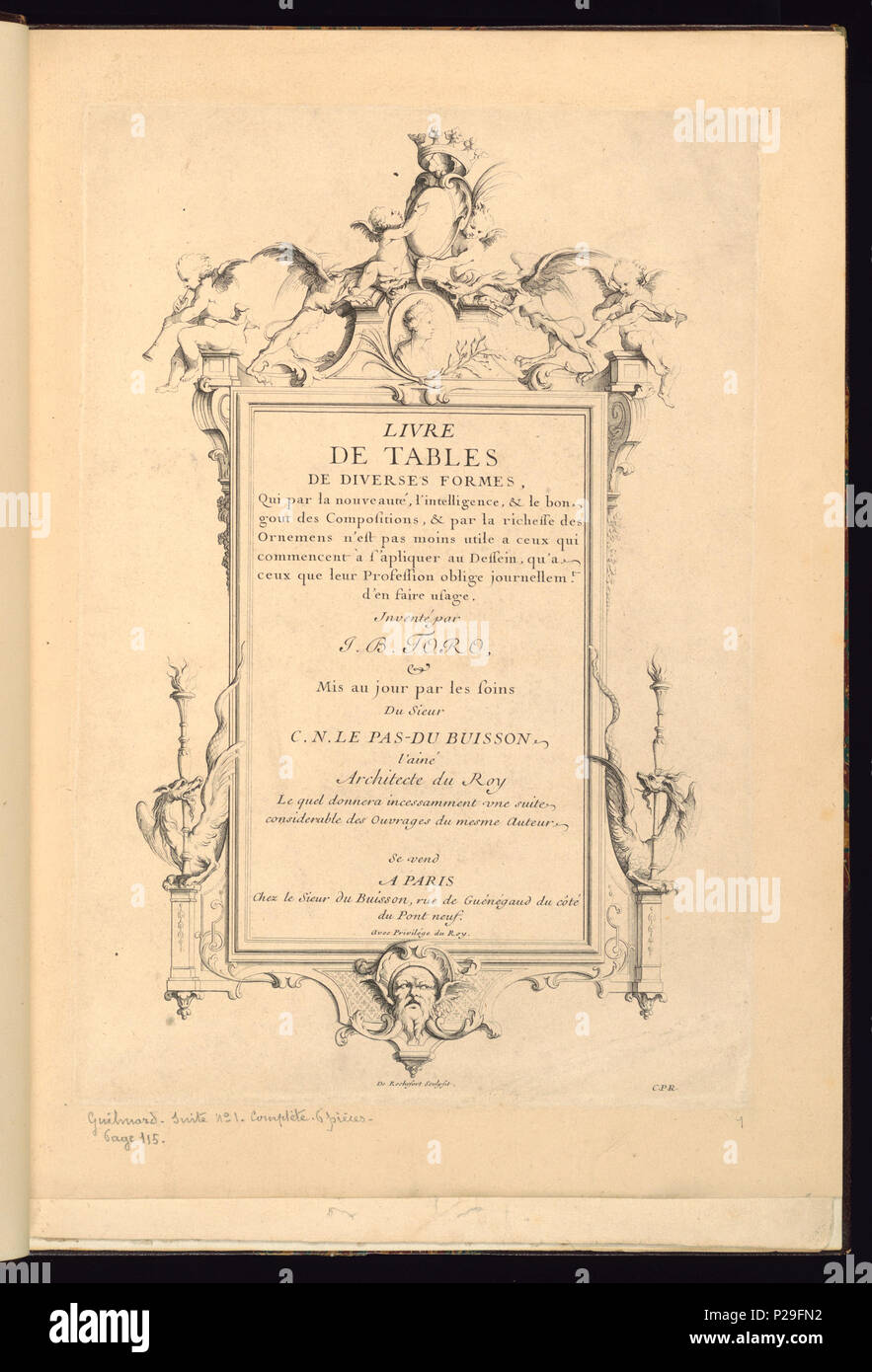 .  English: Print, Desseins a plusieurs usages, inventes par M. B. Toro . before 1921 (acquired date) 267 Print, Desseins a plusieurs usages, inventes par M. B. Toro (CH 18270931) Stock Photo