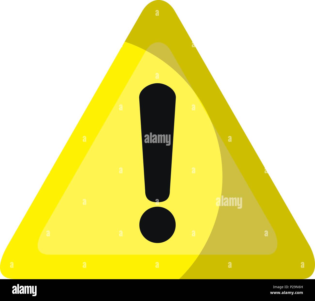 darger caution emblem and warning symbol Stock Vector Image & Art - Alamy