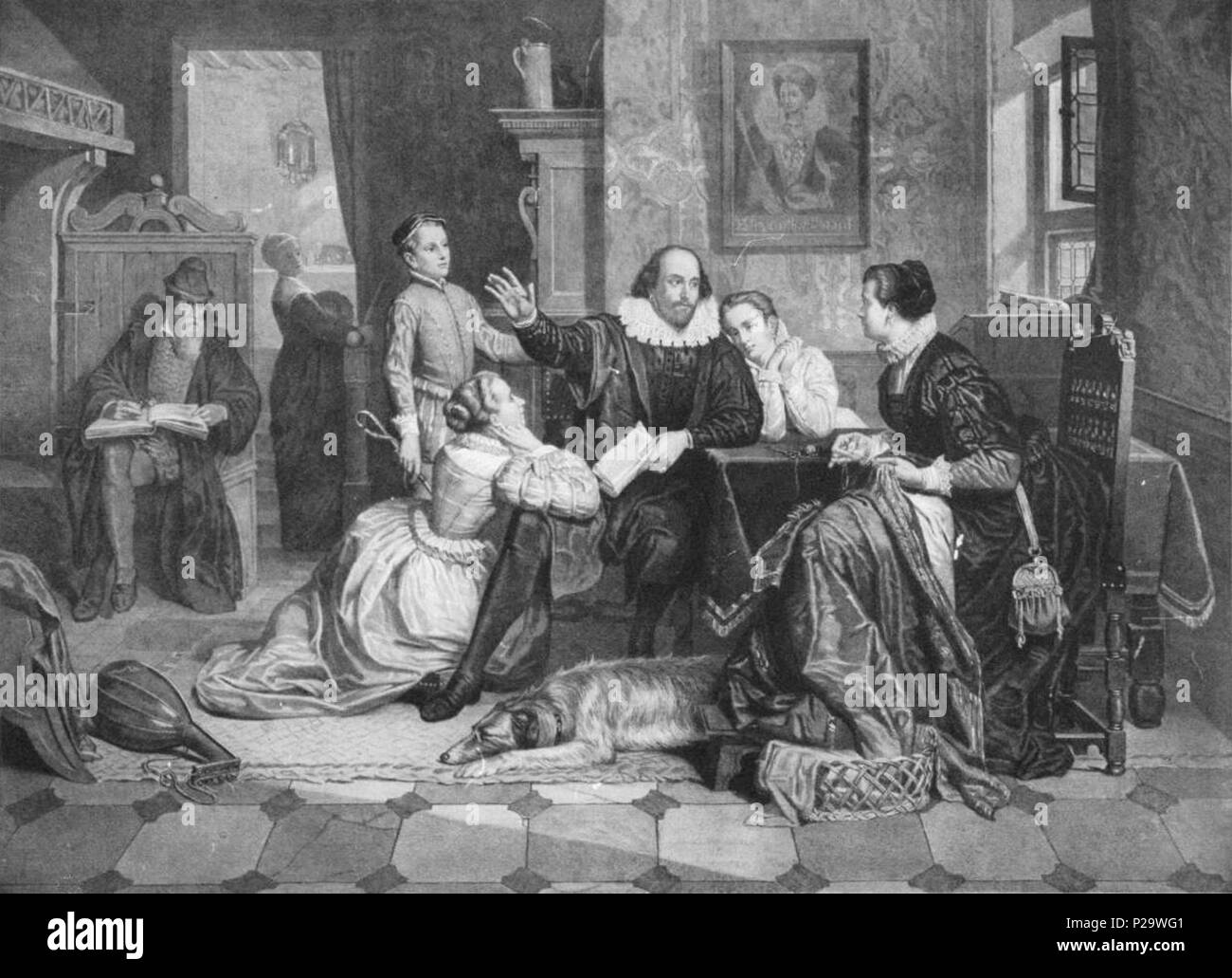 Shakespeare anne hathaway Black and White Stock Photos & Images