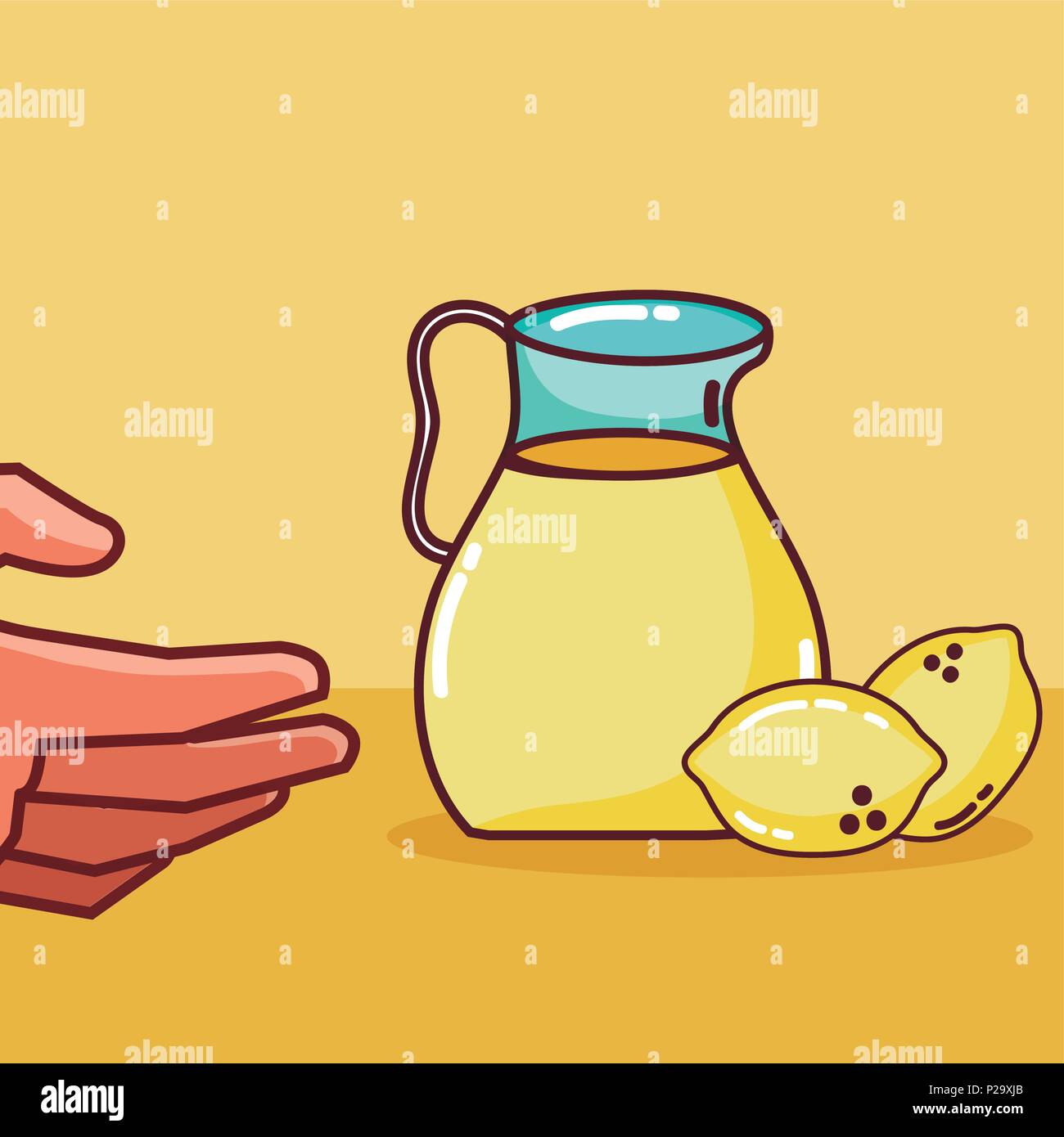 lemonade fruit juice Stock Vector Image & Art - Alamy