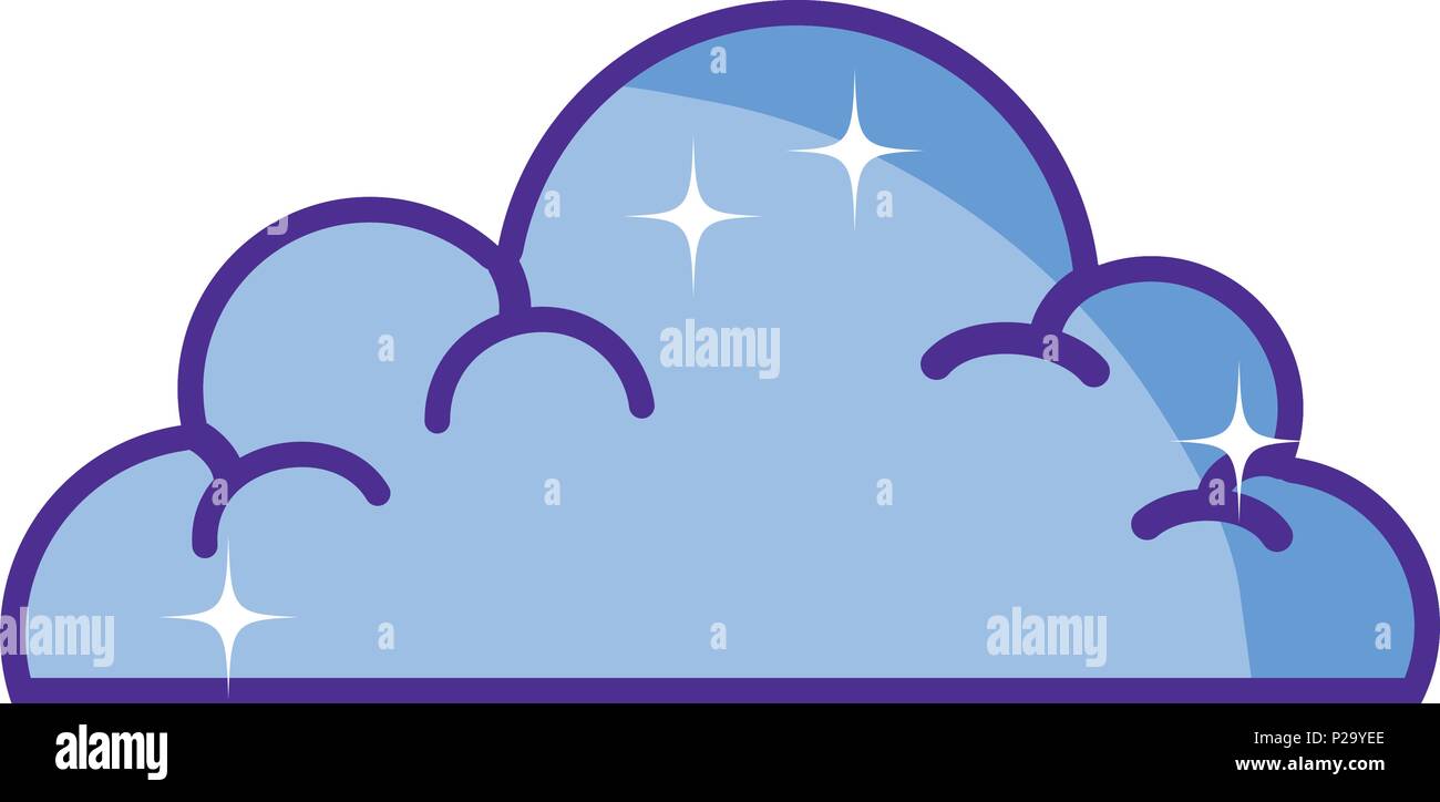 nature fluffy cloud sky weather Stock Vector Image & Art - Alamy