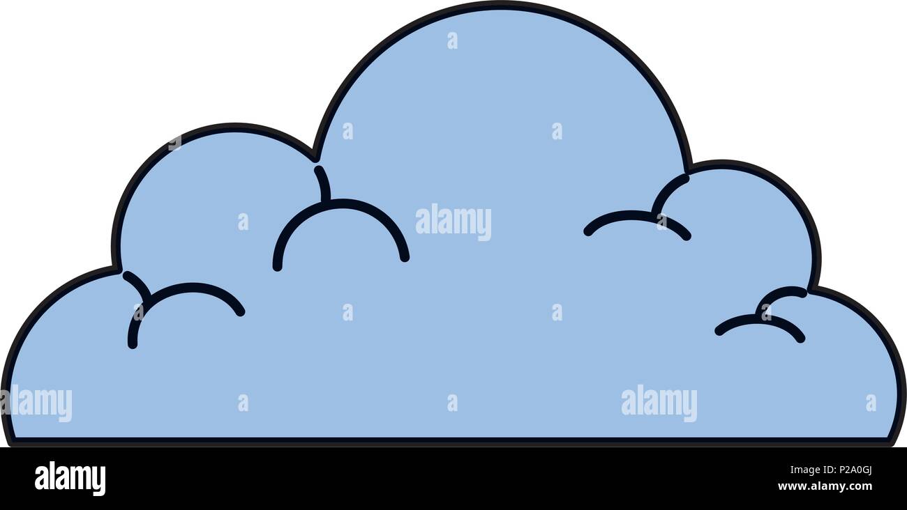 color nature fluffy cloud sky weather Stock Vector Image & Art - Alamy