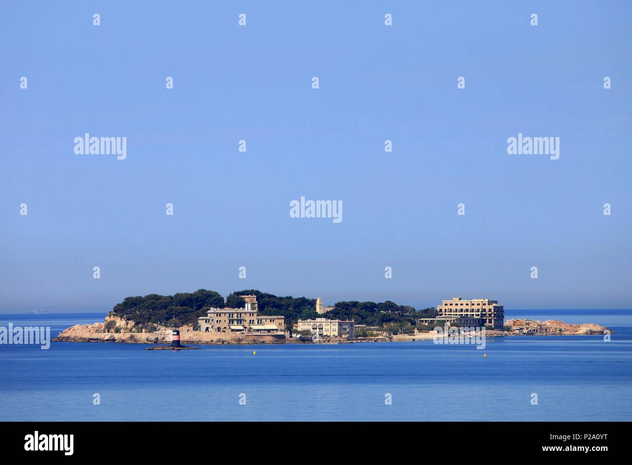 France, Var, Bandol, island of Bendor Stock Photo