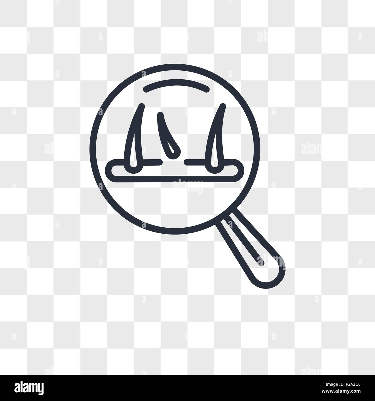 Hair Loss Vector Icon Isolated On Transparent Background Hair