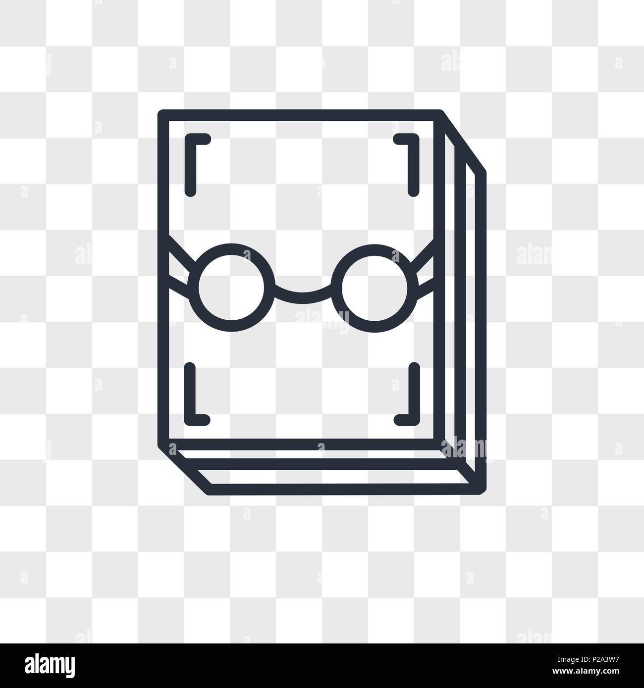 Literature vector icon isolated on transparent background, Literature