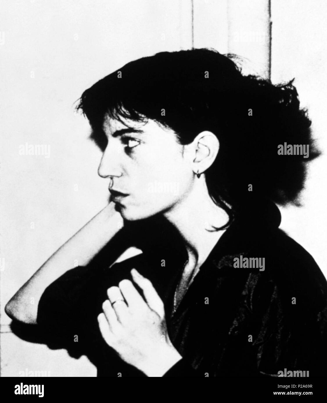 American singersongwriter Patti Smith Stock Photo Alamy