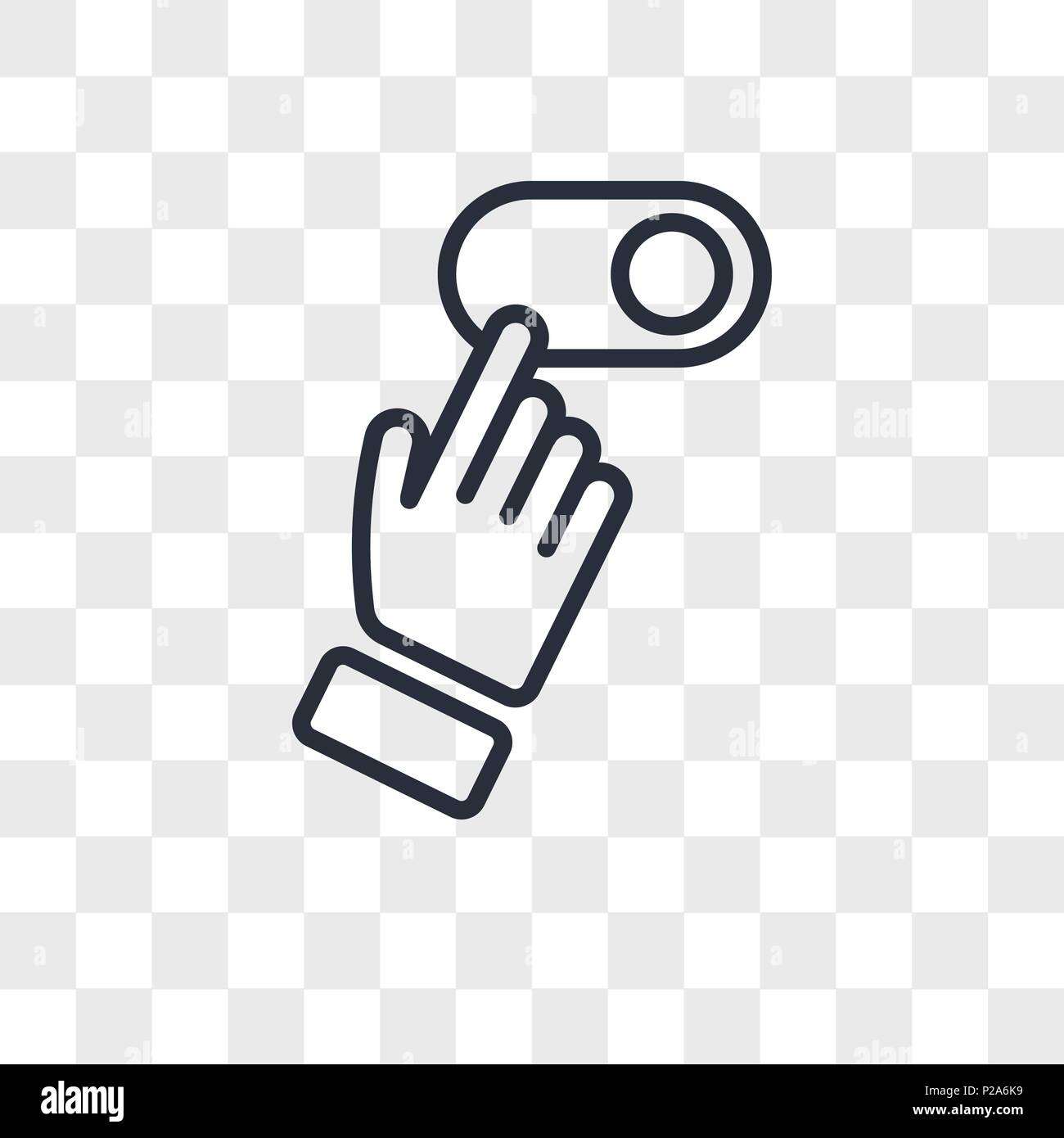 Switch vector icon isolated on transparent background, Switch logo ...