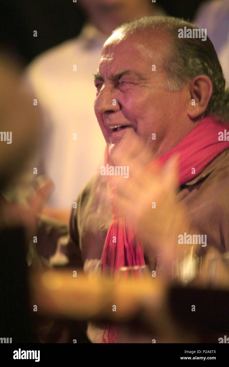 The spanish flamenco singer Fernando de la Morena (Fernando Carrasco  Vargas) during a performance Stock Photo - Alamy