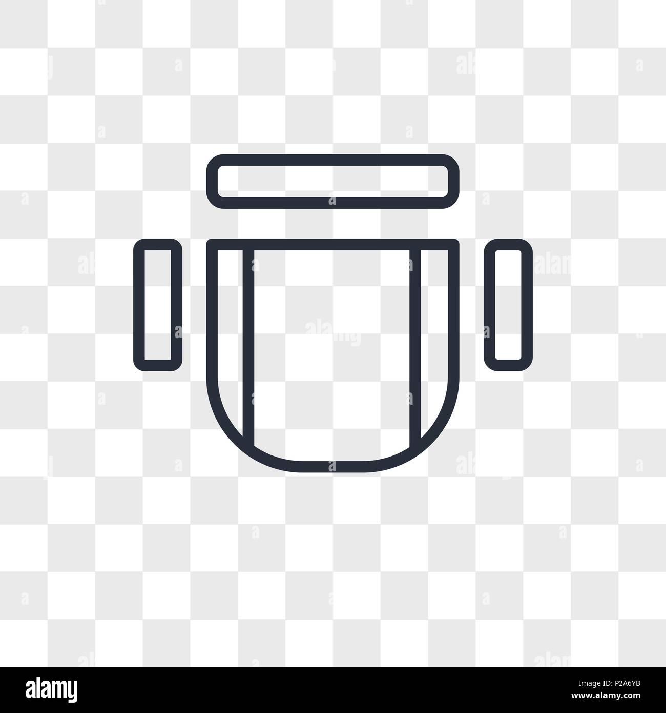 chair top view vector icon isolated on transparent background, chair top  view logo concept Stock Vector Image & Art - Alamy