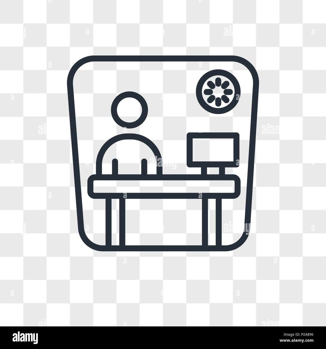 cubicle vector icon isolated on transparent background, cubicle logo ...