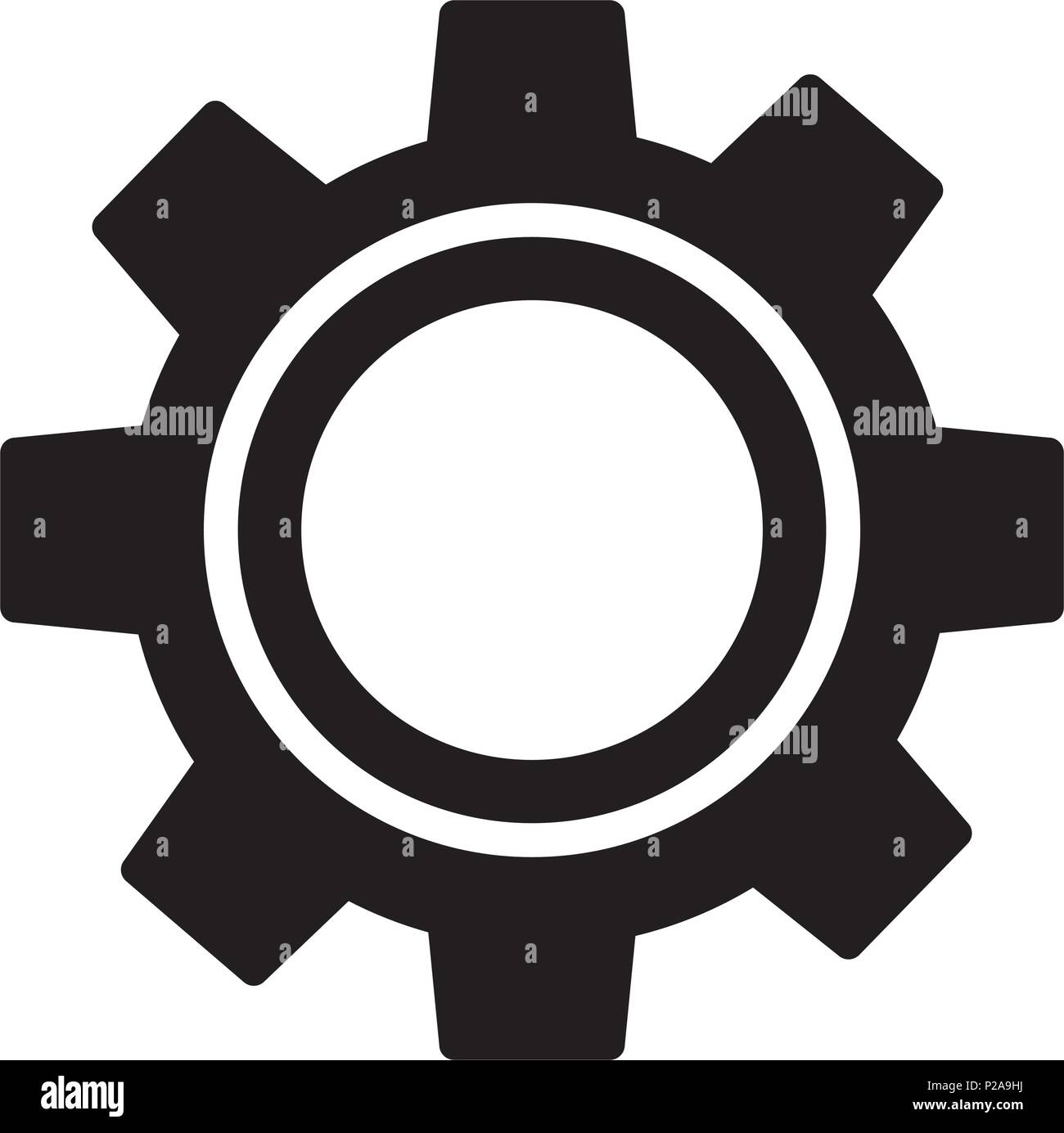 gear machine isolated icon vector illustration design Stock Vector ...