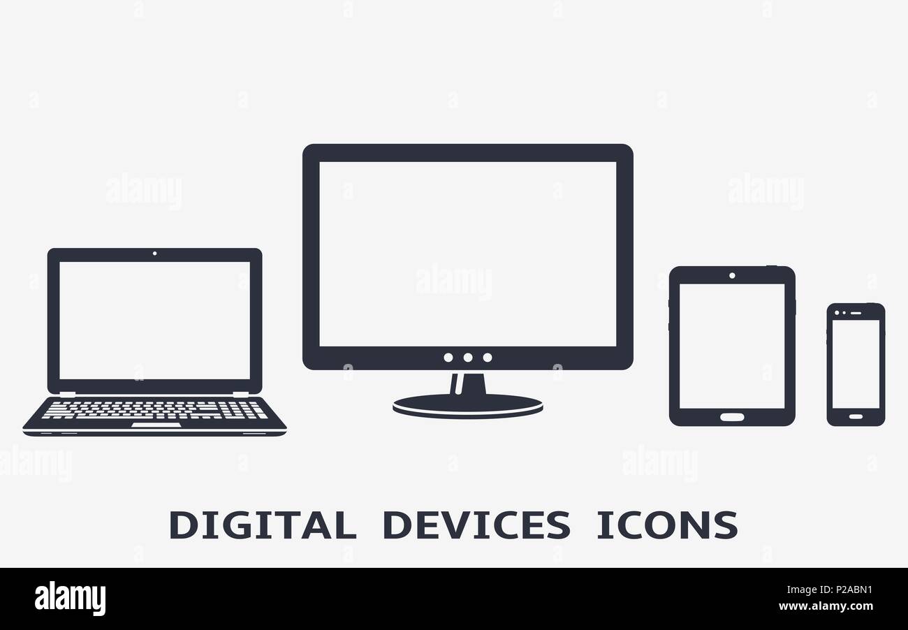 Mobile phone icon vector vectors hi-res stock photography and images ...