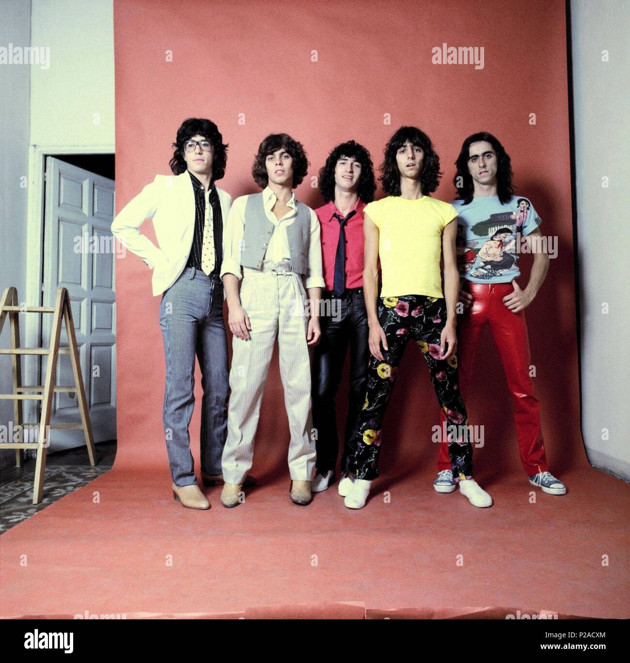 Tequila, la banda hispano-argentina de rock fundada hacia 1975 y una de las bandas más populares durante la transición. Stock Photo