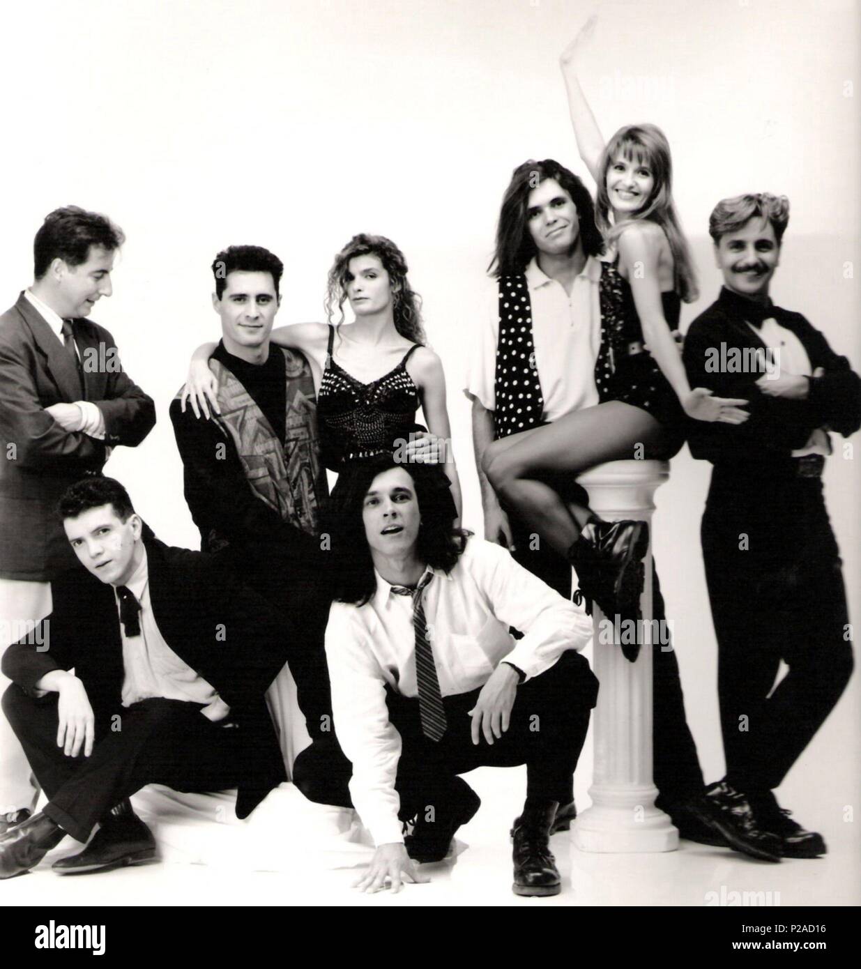 La Década Prodigiosa, un grupo de música español nacido en 1985 de la mano de Javier de Juan, Manel Santisteban y Manuel Aguilar. (LadecaDaprodigiosa©DJC). Stock Photo