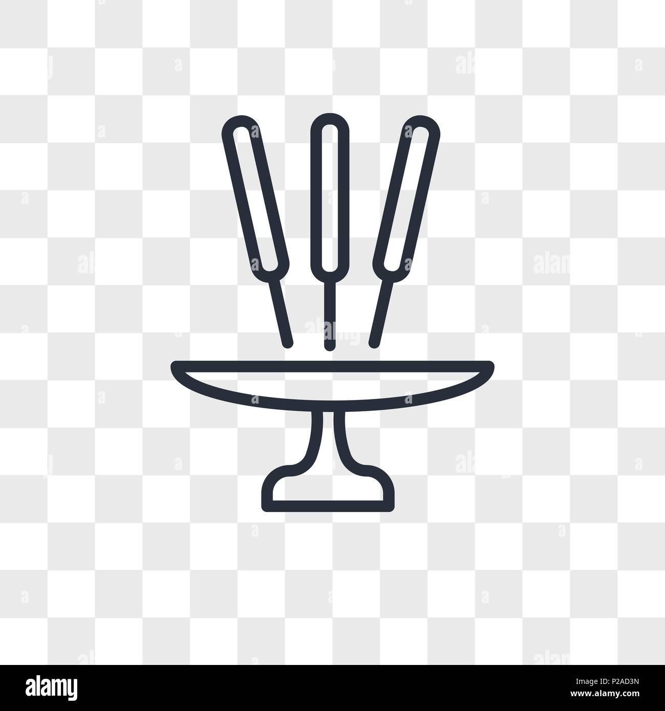 Incense sticks vector icon isolated on transparent background, Incense