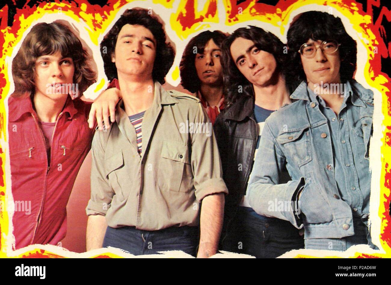 Tequila, la banda hispano-argentina de rock fundada hacia 1975 y una de las bandas más populares durante la transición. archivo ERM. Stock Photo