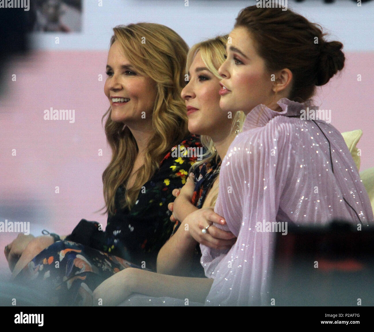 NEW YORK, NY June 13, 2018:Lea Thompson, Madelyn Deutch, Zoey Deutch at