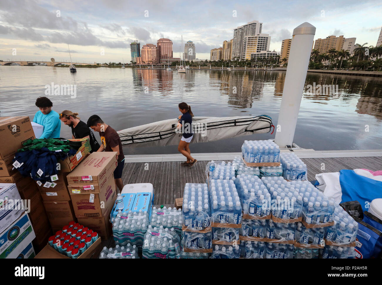 June 14 18 Florida U S Crossing For A Cure Loaded Paddlers Boards And Supplies To Support Boats At The Public Docks On Flagler Drive Across The Street From E R Bradley S