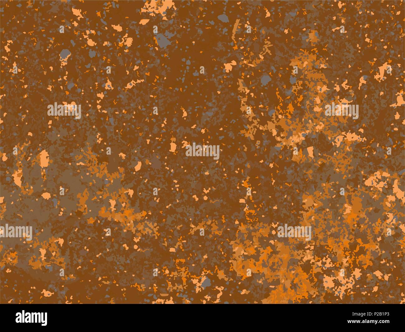 natural rusty texture, imitation of rust. seamless Vector pattern Stock