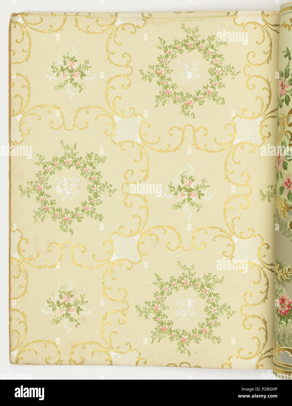 English Sample Book Alfred Peats Prize Wallpaper Ca 1910