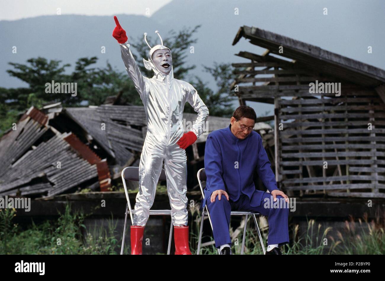 Original Film Title: KANTOKU-BANZAI!.  English Title: GLORY TO THE FILMMAKER!.  Film Director: TAKESHI KITANO.  Year: 2007.  Stars: TAKESHI KITANO. Credit: BANDAI VISUAL COMPANY / Album Stock Photo