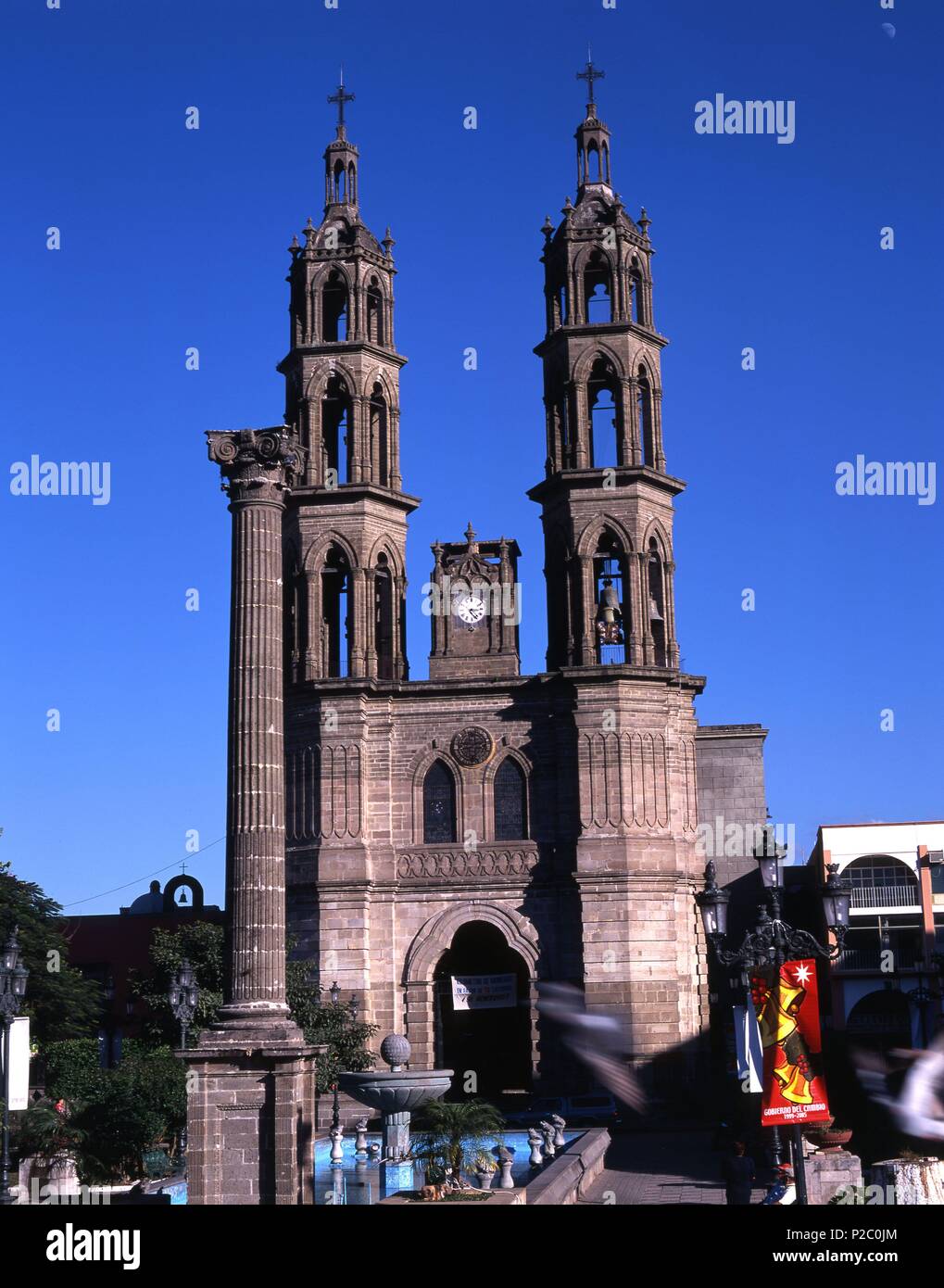 Mexico.Nayarit.Ciudad de Tepic.Catedral siglos XVIII-XIX. Stock Photo
