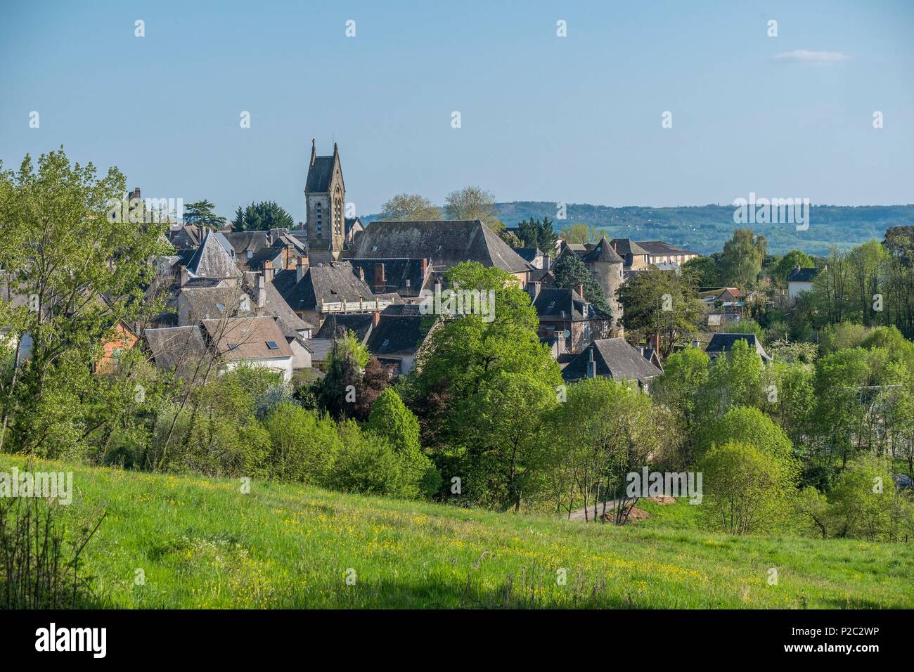 France, Correze, Juillac village Stock Photo - Alamy