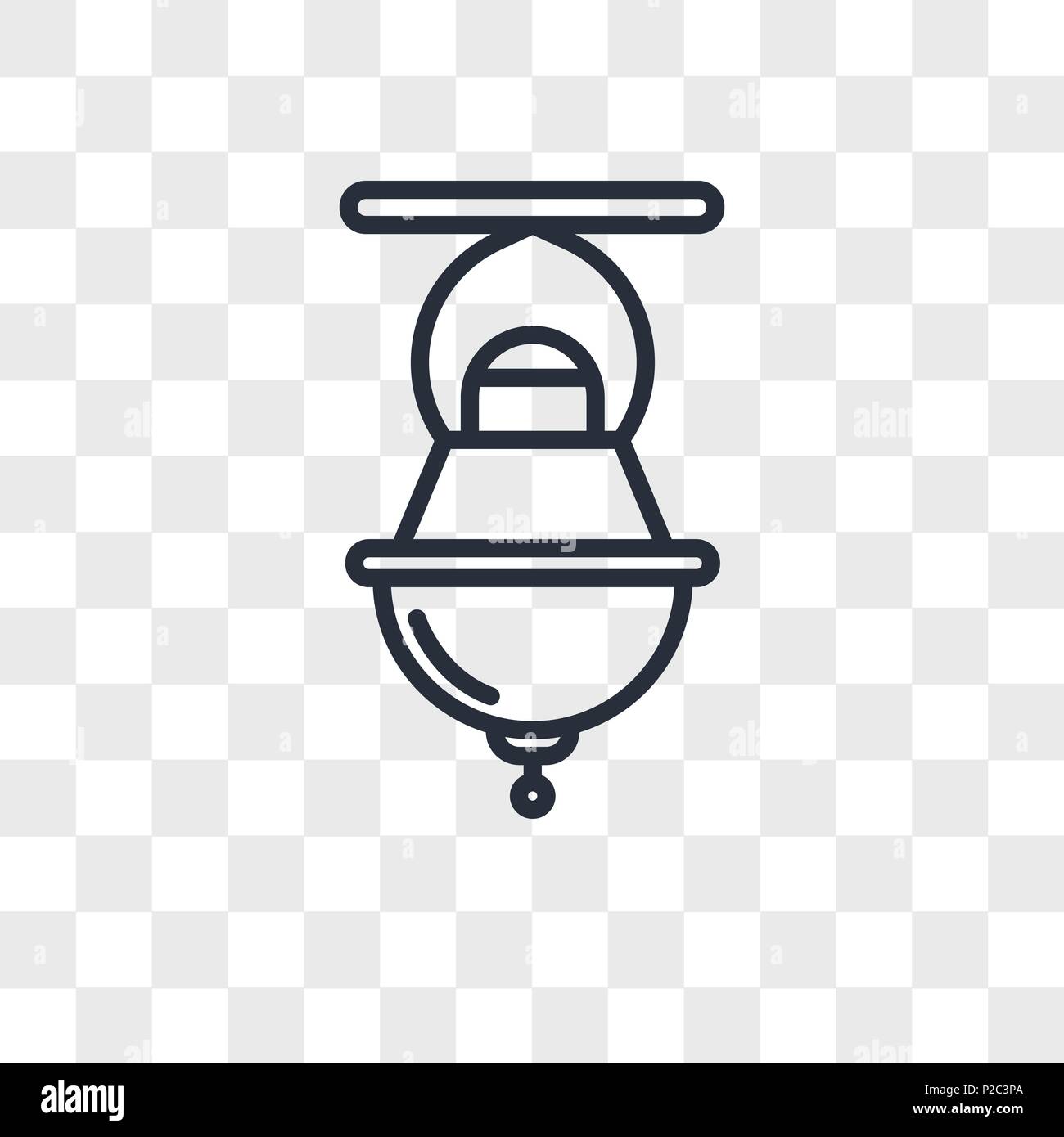 Jewish Incense vector icon isolated on transparent background, Jewish Incense logo concept Stock Vector