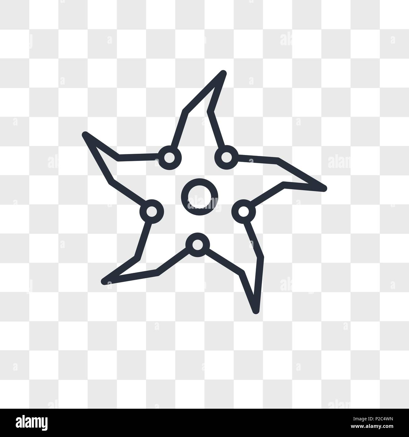 Throwing Stars Vector Clipart
