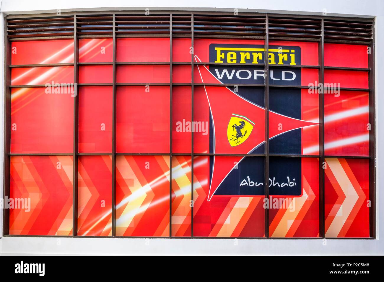 United Arab Emirates, Abu Dhabi, Yas island, Ferrari Experience or