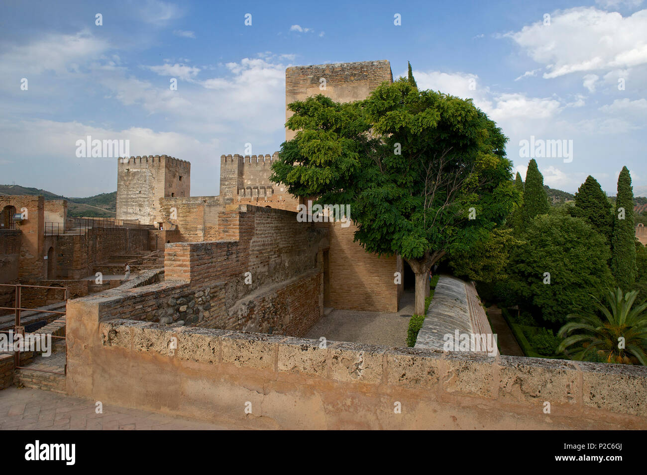 Alhambra fortress, Granada, Andalusia, Spain Stock Photo