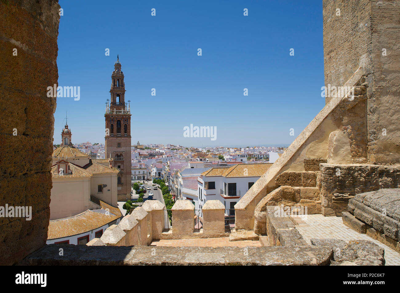 View of the old town of Carmona, Seville, Andalusia, Spain, Europe Stock Photo