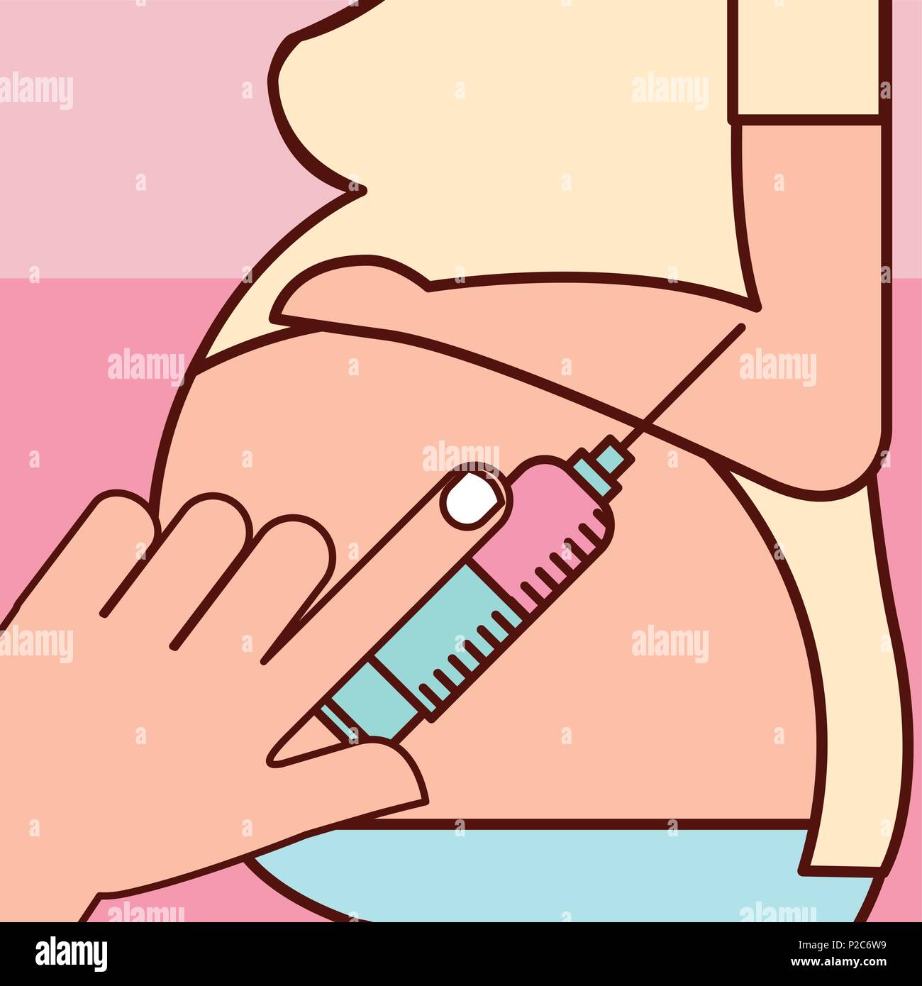 pregnancy fertilization related Stock Vector