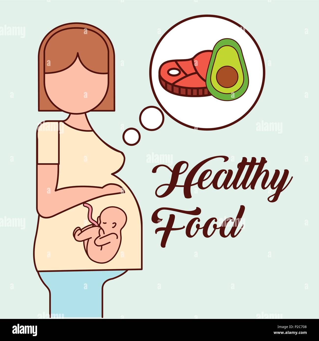 pregnancy fertilization related Stock Vector