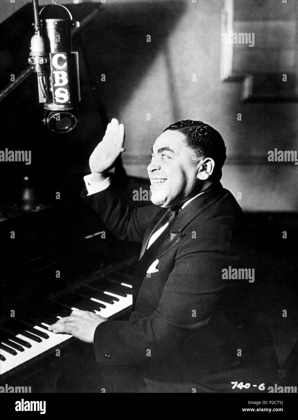 El pianista de jazz Fats Waller (Thomas Wright Waller). Stock Photo