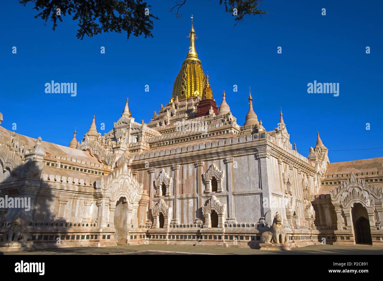 Myanmar, Mandalay Division, Bagan, Ananda temple Stock Photo