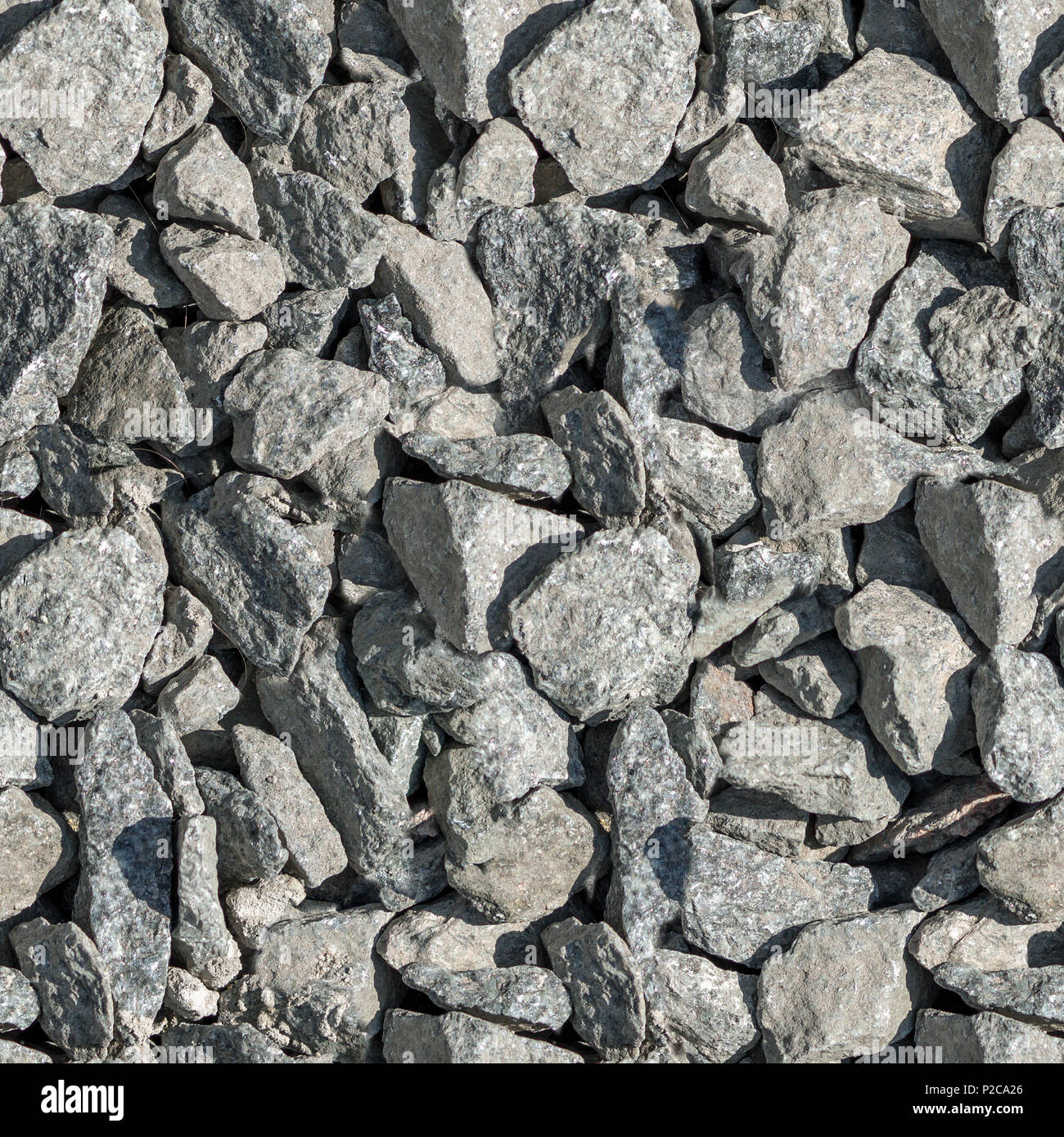 Seamless texture of crushed stone. Crushed stone tile Stock Photo - Alamy