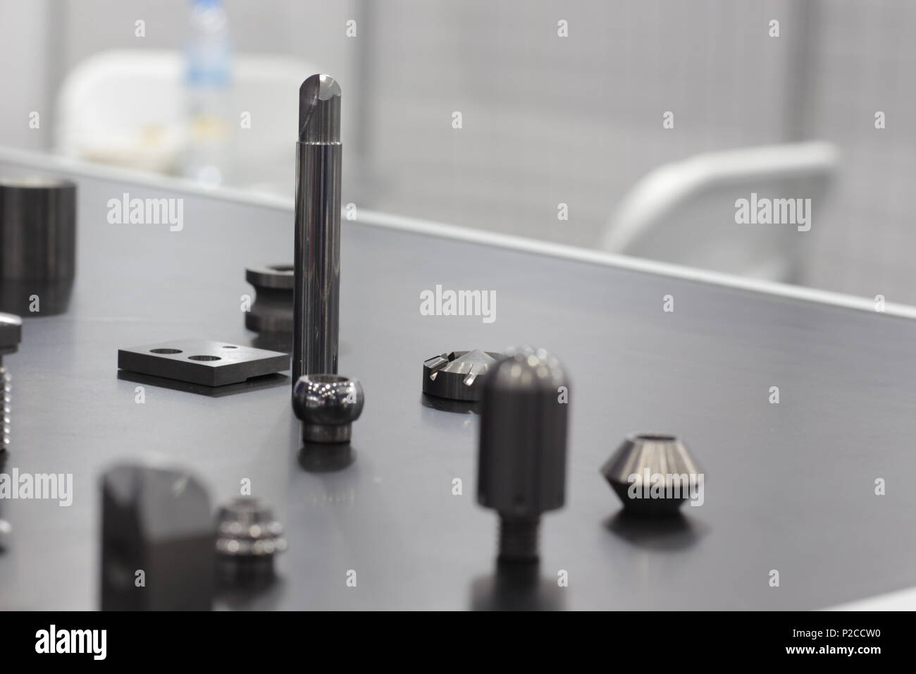 small metal mechanical spare parts for industry Stock Photo Alamy