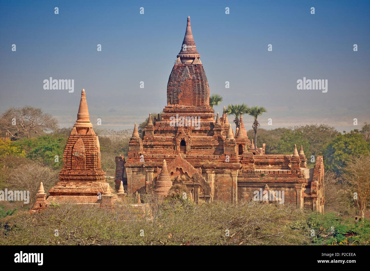 Temple in Bagan, Myanmar Stock Photo