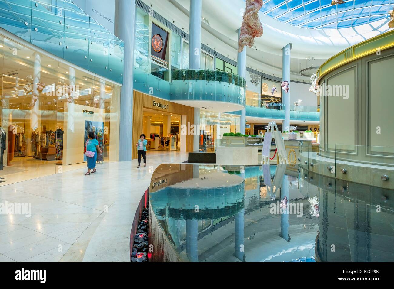 United Arab Emirates, Abu Dhabi, Yas island, Yas Mall shopping centre
