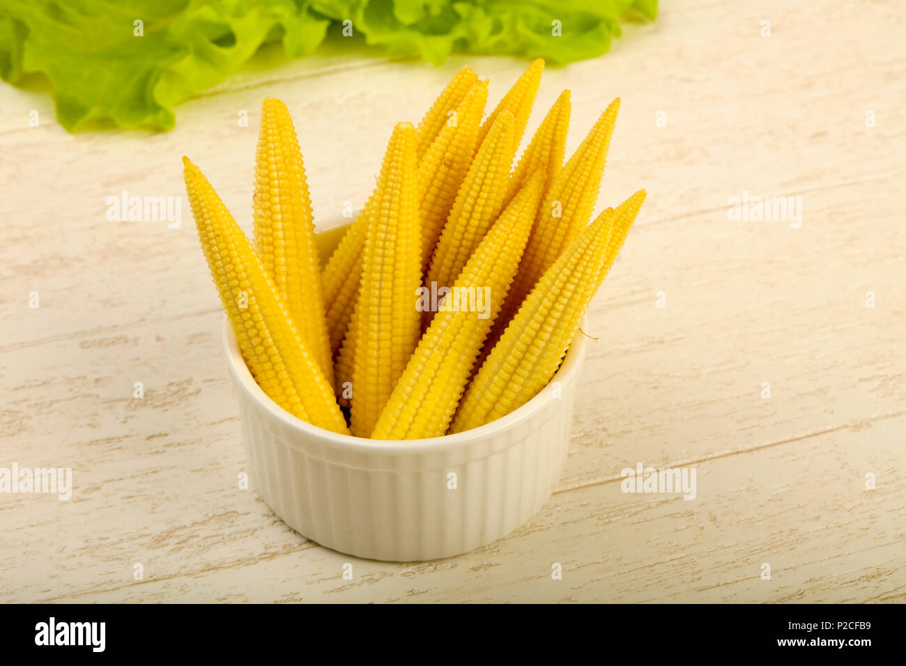 Young raw baby corn Stock Photo Alamy
