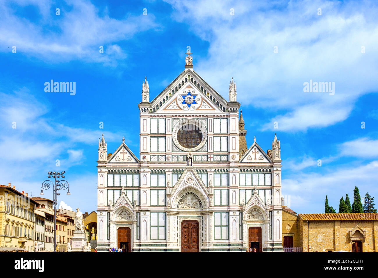 Basilica di Santa Croce, Firenze, Italy Stock Photo