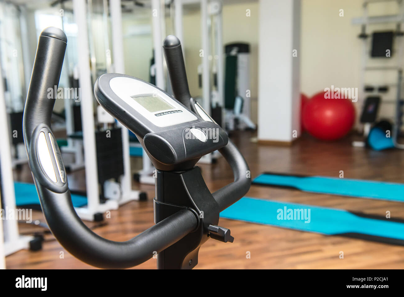 Different physiotherapy equipment in room Stock Photo - Alamy