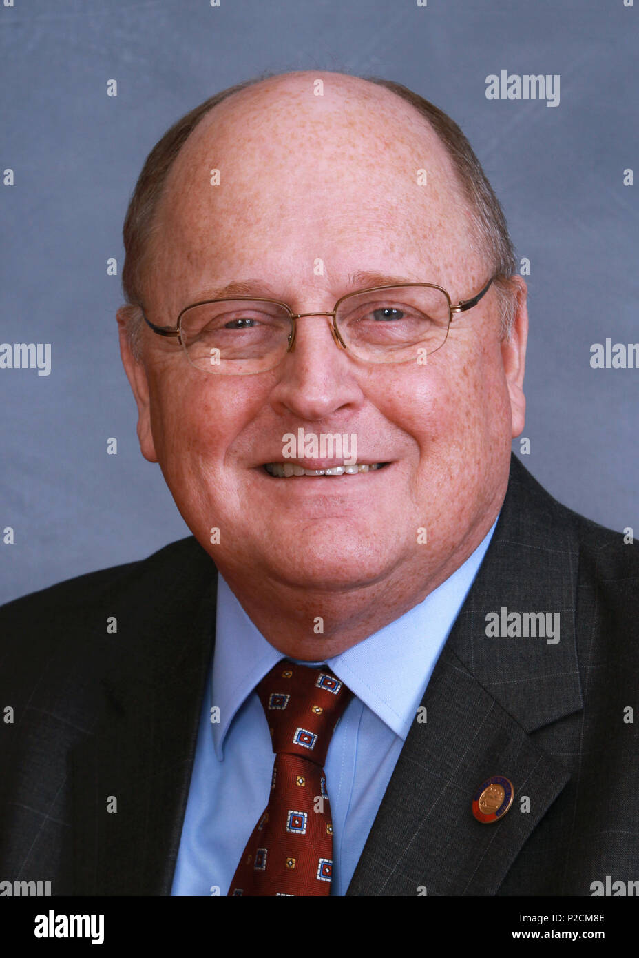 . English: This is the Dan Ingle profile photo on the North Carolina General Assembly website for the 2011-2012 legislative session. 15 February 2011. State of North Carolina 15 Dan Ingle NCGA 2012 Stock Photo
