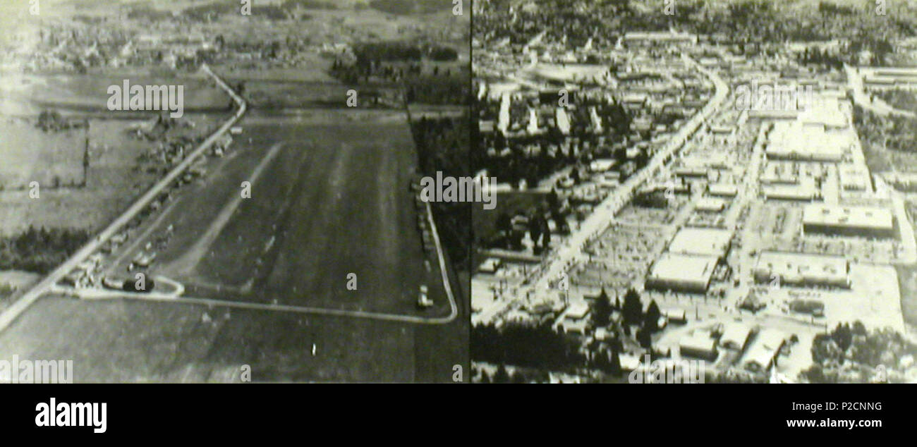 . English: Bernard Airport/Bernard Beaverton Mall, looking south