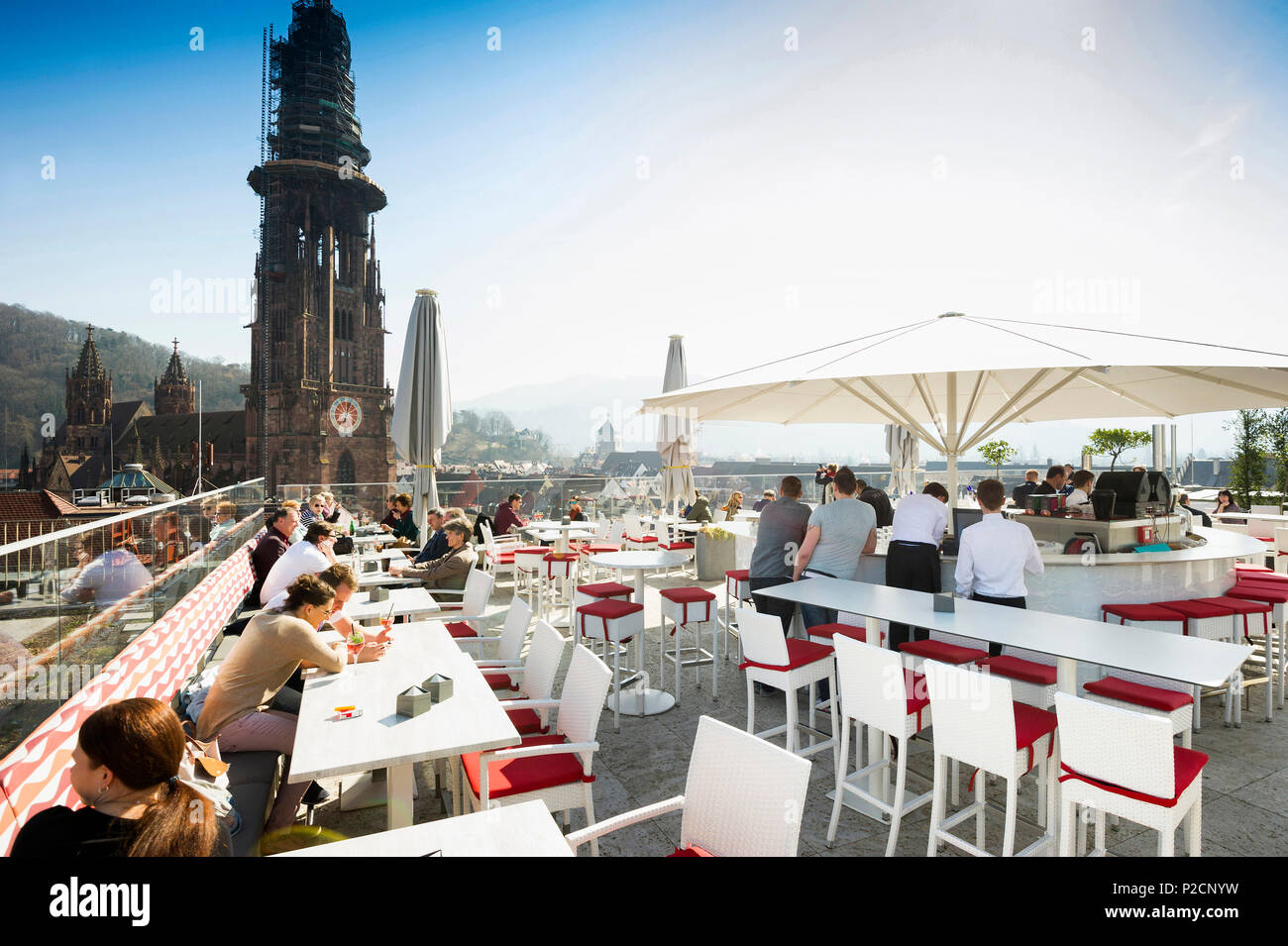 Skajo, rooftop bar and restaurant, Freiburg im Breisgau, Black Forest