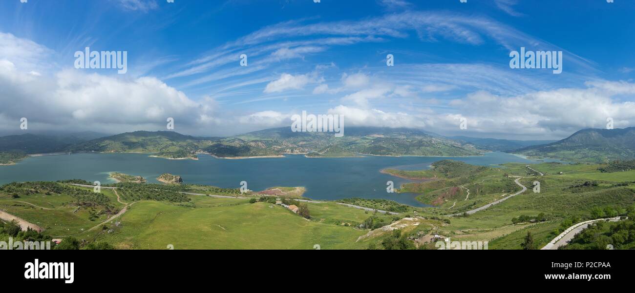 Spain, Andalucia, Cadiz province, Zahara de la Sierra, Sierra de ...